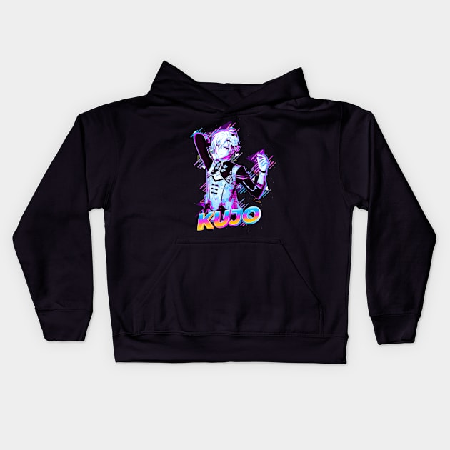 Kujo Tenn Idolish7 Kids Hoodie by ShariLambert